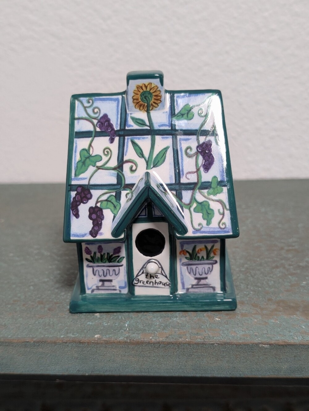 Royal Doulton Home Tweet Home "The Greenhouse" Hand Made Hand Decorated Figurine